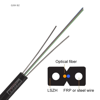 GJXH Optical Cable Sm G657A2 1 2 4 Core Fibra Optica Cabo LSZH Jacket Fiber Networking