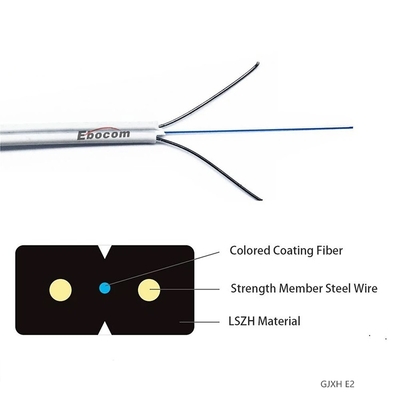 GJXH Optical Cable Sm G657A2 1 2 4 Core Fibra Optica Cabo LSZH Jacket Fiber Networking