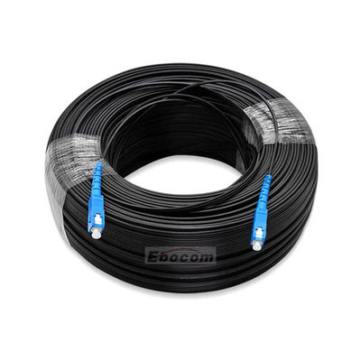 SC/UPC-SC/UPC Ftth Pre-connection drop cable Simplex Outdoor G657A1 50m 100m Patch Cord