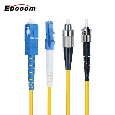 Fiber Patch Cord With SC/LC/FC Connector APC UPC PC Polishing low Insertion Loss OD 2.0mm 3.0mm Simplex G652D G657A1 length 1m 3m 5m 10m 100m