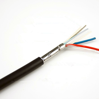 Whosale Outdoor GDTS Armored 4 Core Fiber Optical Power Composite Cable For Low Voltage Transmission System