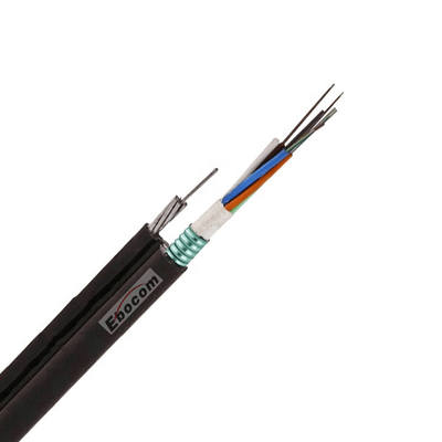 Fig.8 GYTC8S de alambre de acero de fibra óptica de modo único con múltiples núcleos Negro de 2 a 96 núcleos