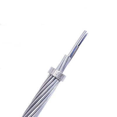Cable de fibra óptica de 48 núcleos de capa AA OPGW de modo único G652 alambre de tierra dieléctrico aéreo exterior