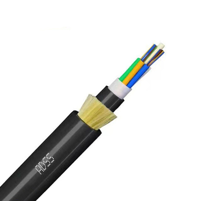 24 núcleos ADSS totalmente dieléctricos de soporte automático ADSS cable de fibra óptica SM G652D con hilo de aramida