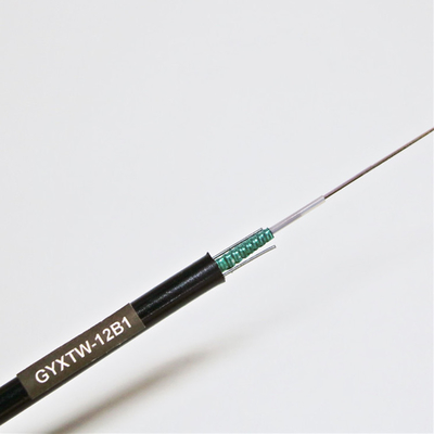 Cable blindado de tubo holgado central GYXTW – Cable de fibra óptica para exteriores monomodo de 2–24 núcleos