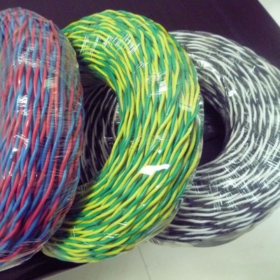H03V-S H05V-S Cables RVS PVC aislados con hebras de cobre flexible 2*1,0 2*1,5 100 m/rollo
