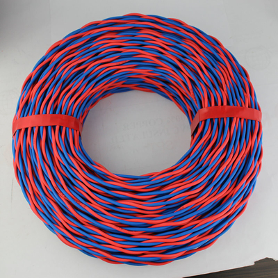 RVS alambre eléctrico 2X1.5 PVC resistente al fuego aislado de cobre retorcido para redes