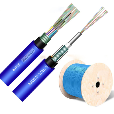 Cables de fibra óptica de minería MGTSV 60 72 96 de doble núcleo chalecos ignífugos para redes
