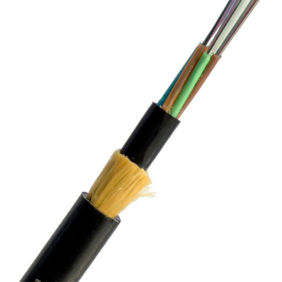 Todo el cable de fibra óptica de auto-apoyo dieléctrico 24 núcleo de alcance de 1000 m para infraestructura de red