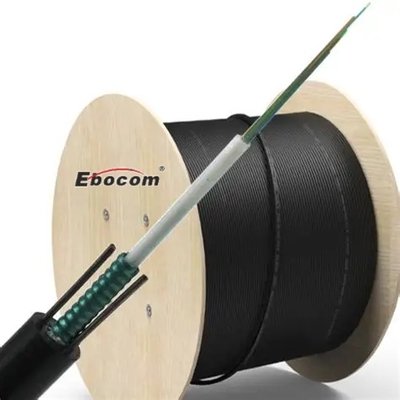 Cable de fibra óptica GYXTW – 2-24 núcleos, tubo holgado, cinta de acero blindada, cubierta de PE para exteriores, larga distancia