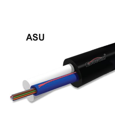 Topo de resistencia de FRP autoportante ASU 7.0/8.0 Cables de caída HDPE