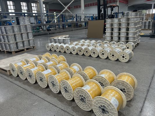 Cable óptico de interior EBOCOM GJFJV GJFJH de 2-24 hilos, monomodo G652D, para comunicación y distribución