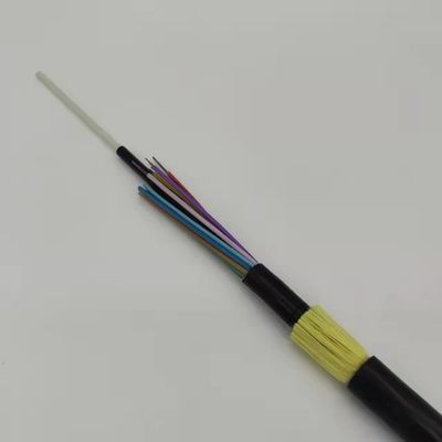 Cable de fibra óptica autoportante dieléctrico 48 96 núcleos, tramo de 100 m, SJ para construcción de redes