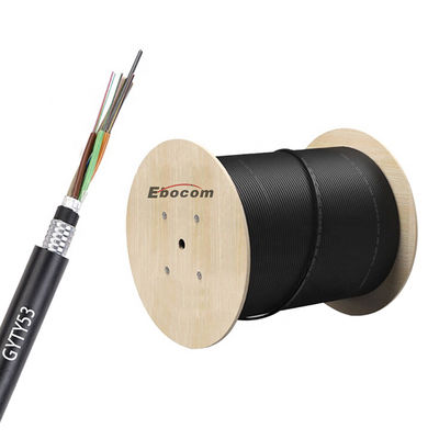 GYTY53 Cable de fibra óptica de conducto directo 12 24 36 48 núcleo Sistema de cableado de colocación fijado